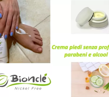 Crema piedi senza profumo parabeni e alcool